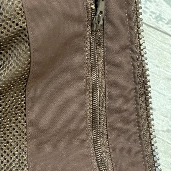 Eous Vintage Jacket Womens Small Brown Equestrian Horses Coat Hooded Full Zip - Picture 12 of 16